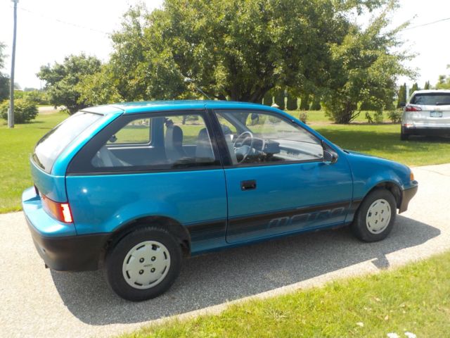 1990 geo metro 2 door hatchback 3 cylinder 1 liter