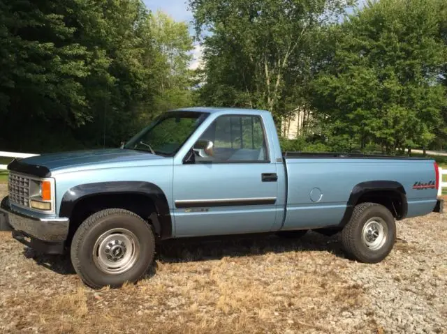 1990 chevrolet cheyenne k3500 4x4 1-ton 7.4l - only 64,000 miles - never in salt