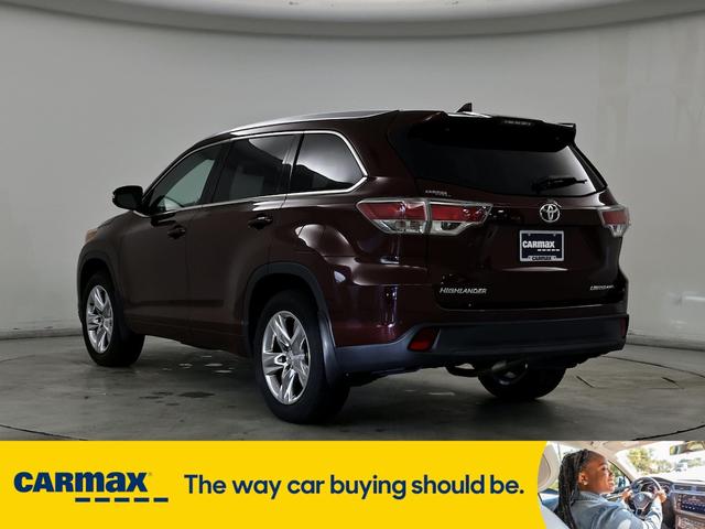2015 toyota highlander limited