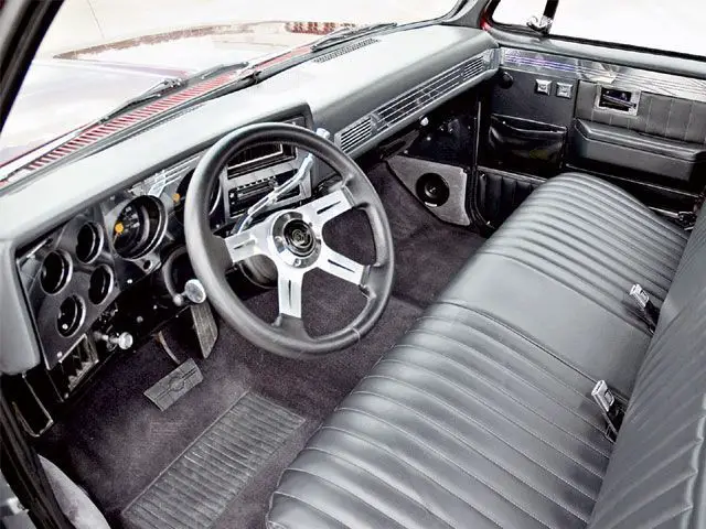 83 chevy chevrolet: c/k pickup 1500 c10 street rod magazine featured!