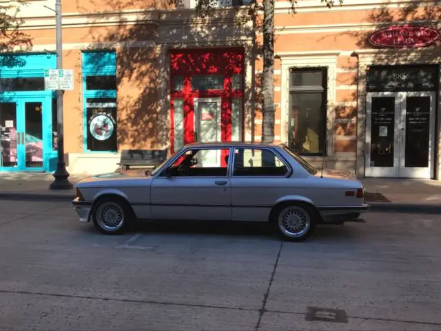 e21 bmw 1979 323i rare bbs package gray mkt euro bumper, recaro seats, slick top