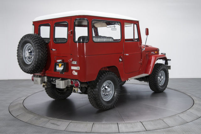1972 toyota land cruiser fj40 292 miles freeborn red suv 3.9 liter inline 6 3 sp