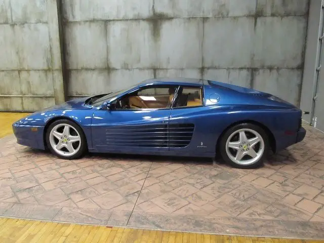1993 ferrari test 512 512 tr just serviced rare chiaro blue 8k miles