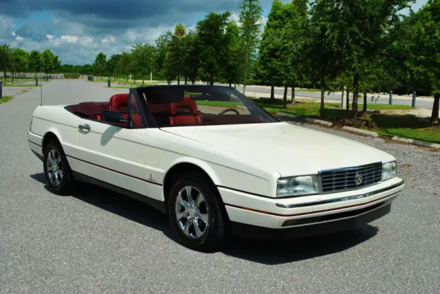 1987 cadillac allante convertible pinin farina edition over $50,000 new! 2-tops!