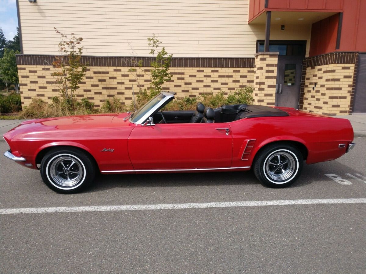 1969 mustang convertible 302 auto worldwide no reserve