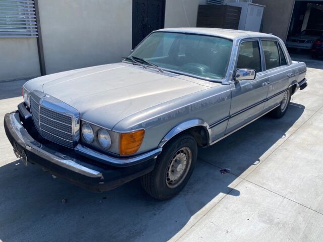 1977 mercedes-benz 450 sel 6.9 sedan blue rwd automatic