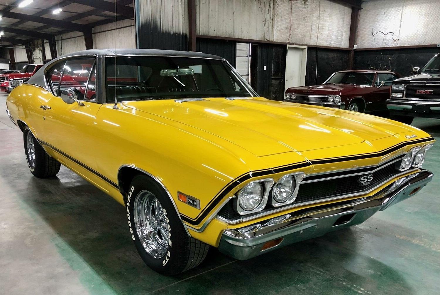 1968 chevrolet chevelle ss 454 v8 engine 4 speed