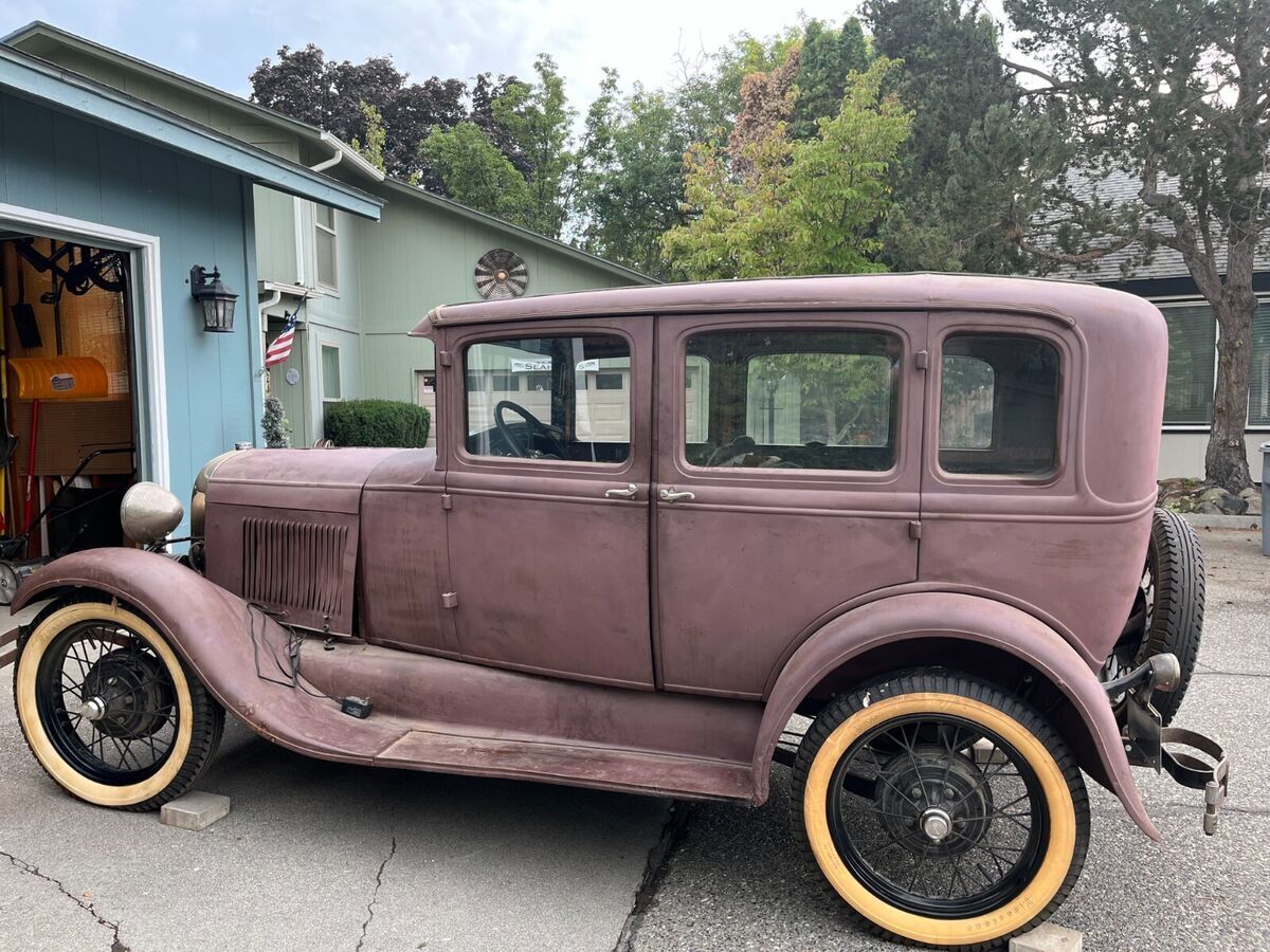 1929 ford model a 3-window fordor for sale