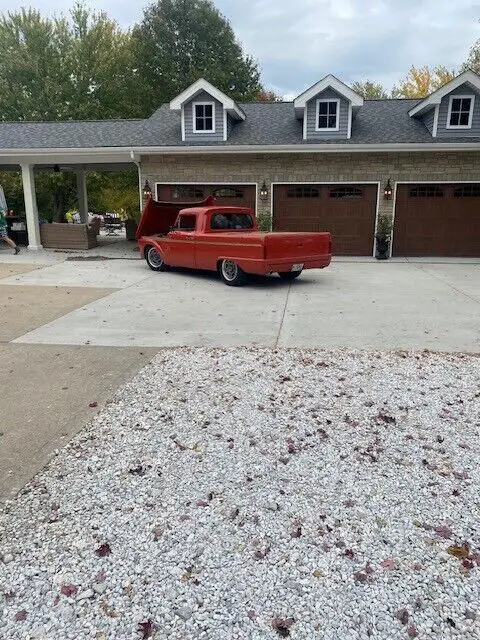 1964 ford f100 unibody / body swap, lincoln 1996 chassis