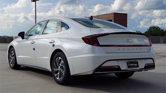 2022 hyundai sonata hybrid blue