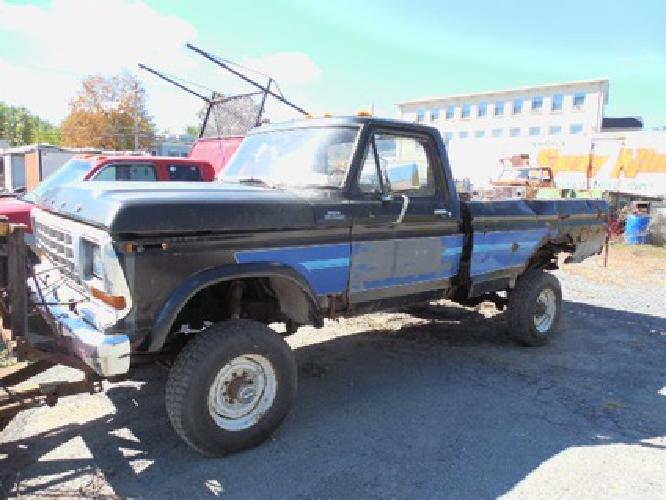 obo 1979 ford f250 4x4 with plow and dump hoist, fix me upper in johnstown, ny