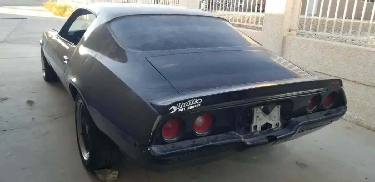 1972 chevrolet camaro sportscar black rwd automatic