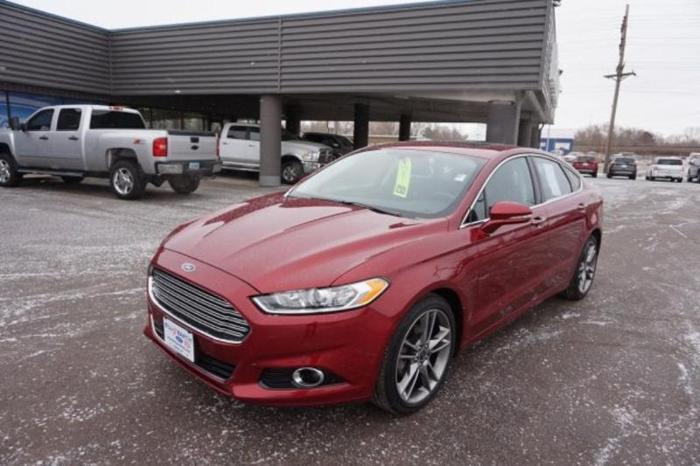 2016 ford fusion titanium awd titanium 4dr sedan for sale in fort rice, north dakota