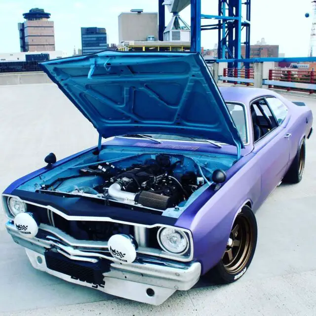 1975 dodge dart coupe purple rwd manual sport