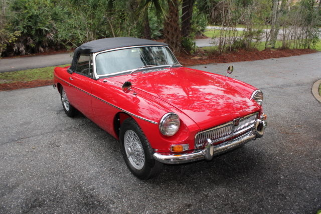 1964 mgb with soft & hard tops,4/spd w/ overdrive "concours restoration in 2012"