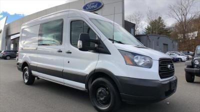 2015 ford transit cargo 350 350 3dr lwb medium roof cargo van w/sliding passenger side door for sale in danbury, connecticut