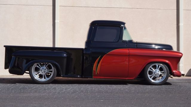 1956 black!small block, alumn. heads, 4 wheel disc brakes, total custom, texas!