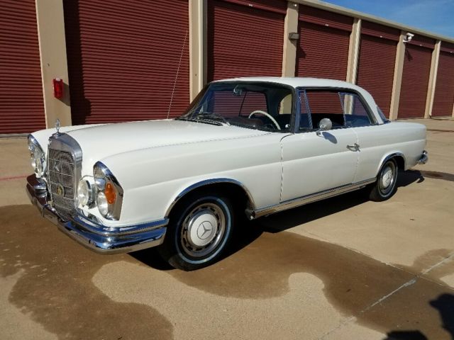 1965 mercedes benz 250se coupe, sunroof