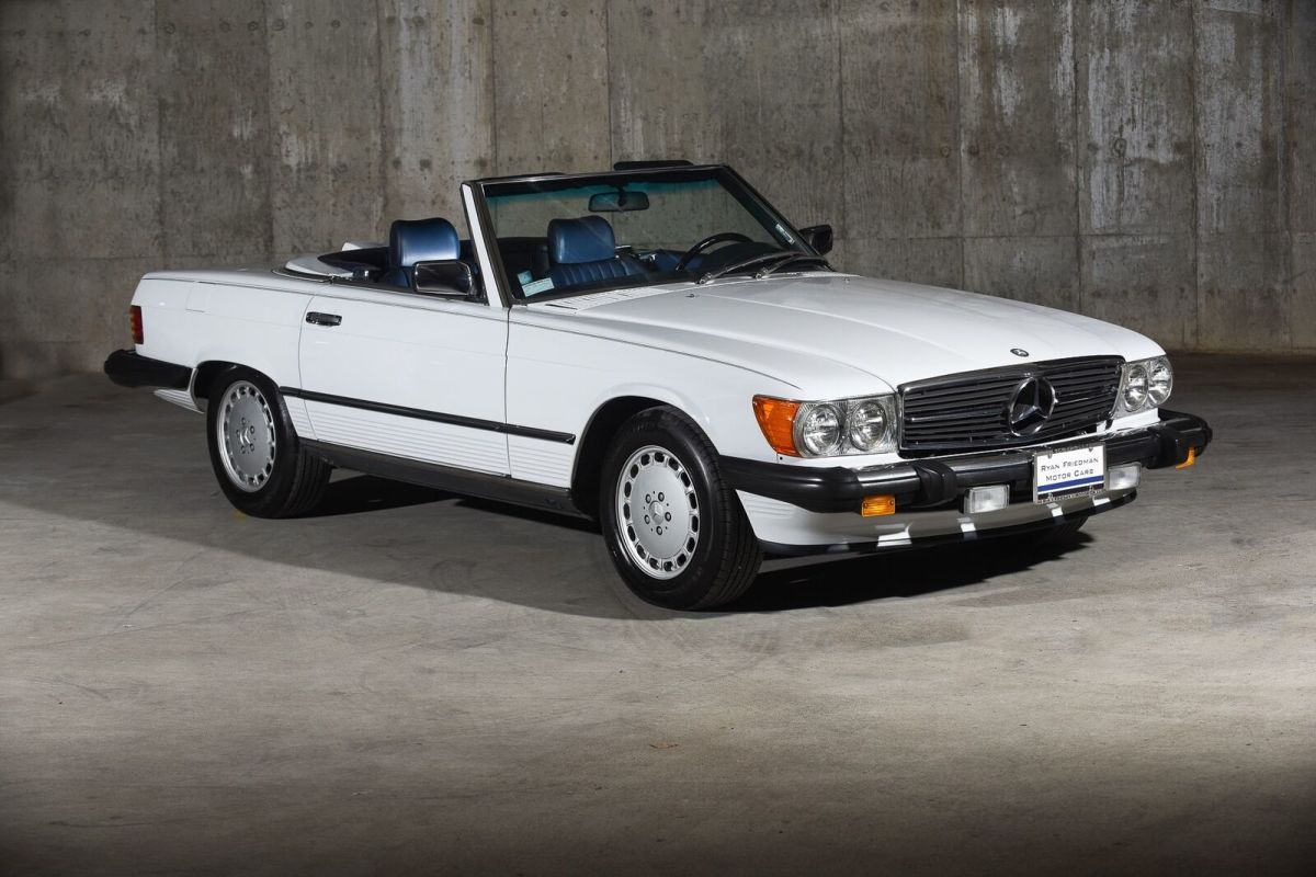 1987 mercedes-benz 560-class 560 sl 0 arctic white convertible v8 5.6l automatic