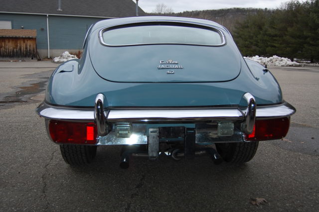 1970 jaguar xke series 2 e-type coupe pretty blue #'s matching