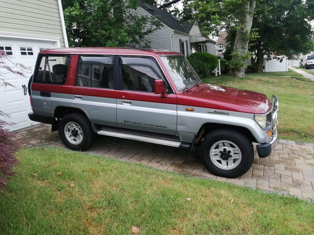 1980 toyota land cruiser prado ex lj78 coupe red 4wd automatic