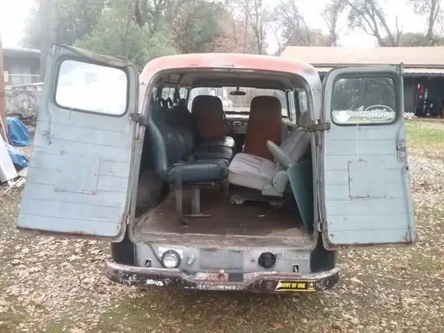 very rare 1966 dodge d100 half ton town wagon panel