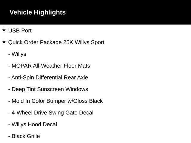 2023 jeep wrangler sport