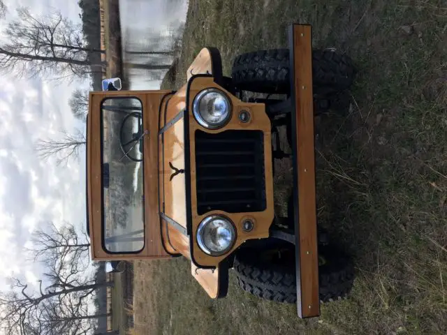 beautiful cypress wood bodied jeep “woody’s”