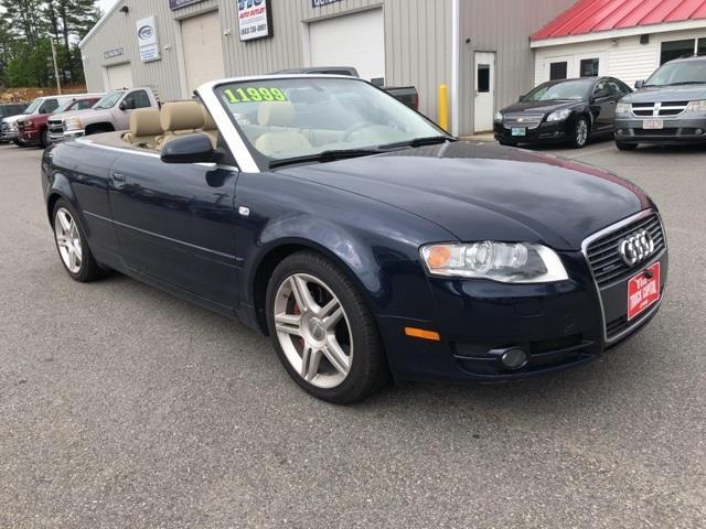 2008 audi a4 2.0t quattro awd 2.0t quattro 2dr convertible (2l i4 6a for sale in epsom, new hampshire