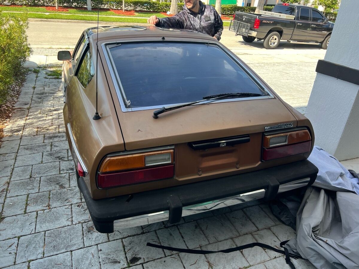 1981 nissan 280zx coupe brown