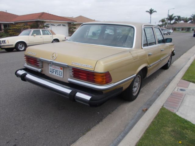1979 mercedes-benz 300sd turbo diesel sedan 5-cylinder automatic california car