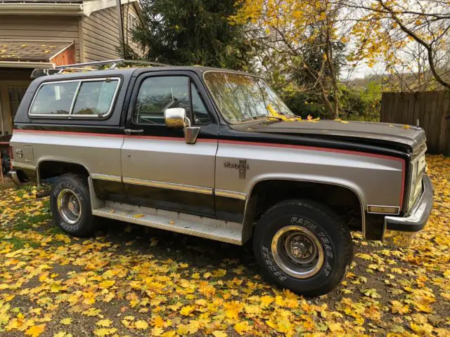 1985 chevrolet k5 blazer silverado 4x4 rare diesel 6.2 runs good needs tlc