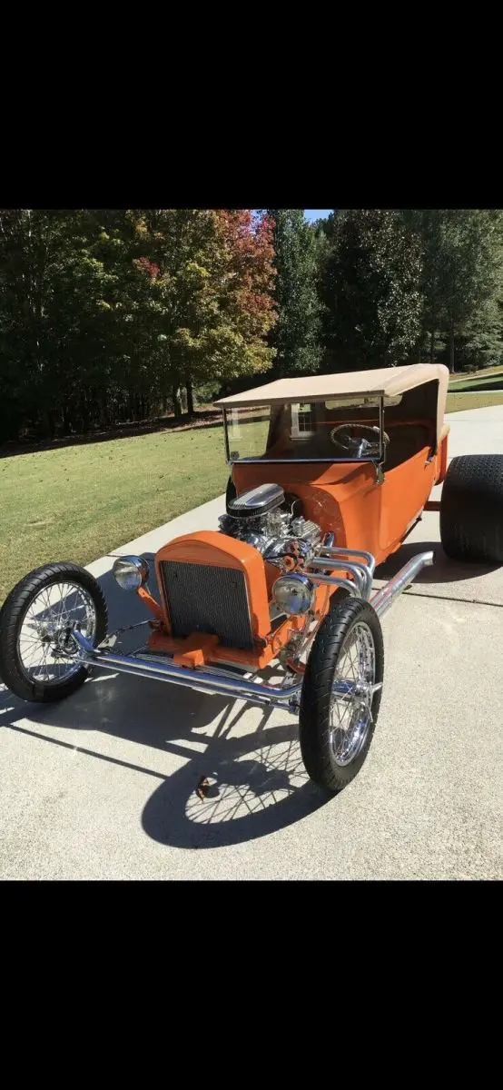 1925 ford model t convertible orange rwd automatic t