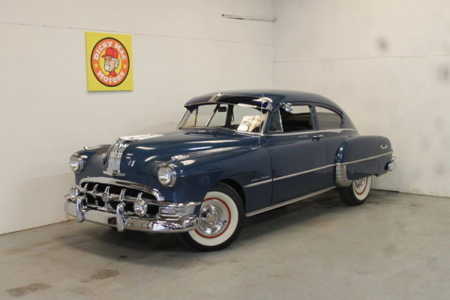 1950 pontiac catalina 0 aleutian blue flathead 6 3 speed manual