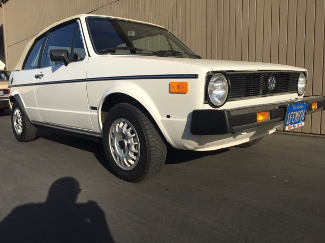1982 vw rabbit convertible, 8k original miles, ca car since new - mint!