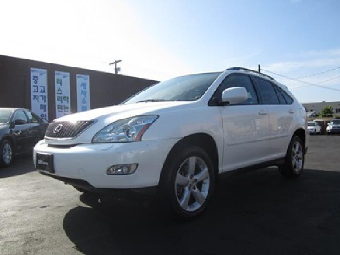 2007 lexus rx350 white w/navi in los angeles, ca