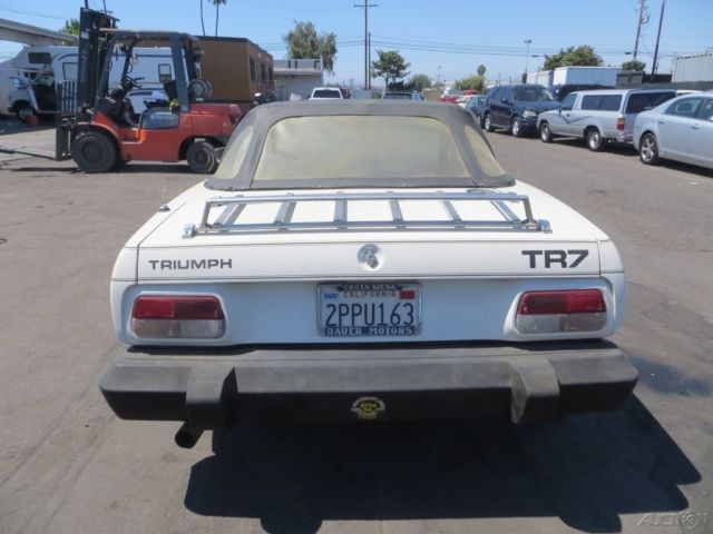 1980 triumph tr7 4-cylinder manual gas no reserve
