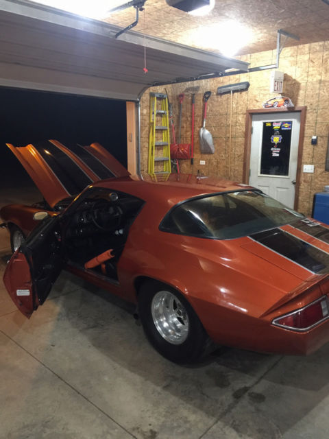 1977 prostreet chevrolet camaro z28 tubbed 355 holley sniper fuel injected!