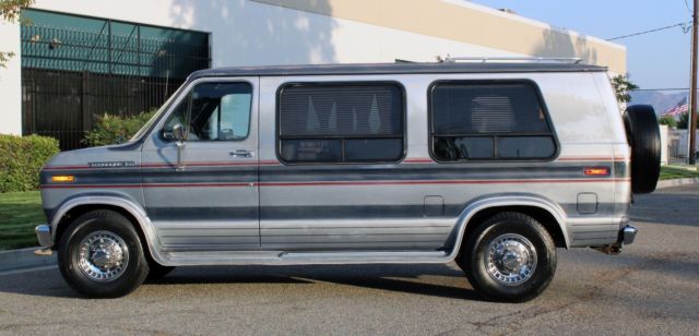 1987 ford econoline conversion van, one owner, 7.5 liter, 3/4 ton, runs a+++