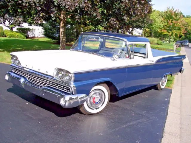 1959 ford ranchero -3 year restoration-fantastic looking and running v-8 auto