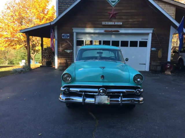 1954 ford customline base 239 v8 manual 3 spd w/overdrive rust free texas car