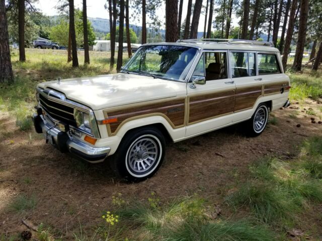 1988 jeep grand wagoneer low miles 84254 no reserve rare color buff yellow 1year