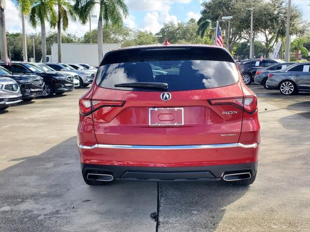 2023 acura mdx standard