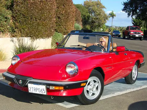 californiaclassix exceptional 1990 alfa romeo spider veloce * 42k miles *