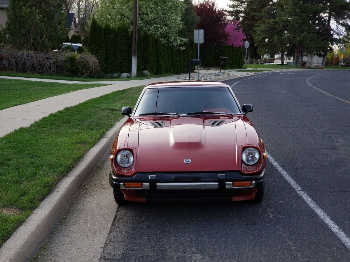 1979 datsun 280zx sportscar red rwd automatic base