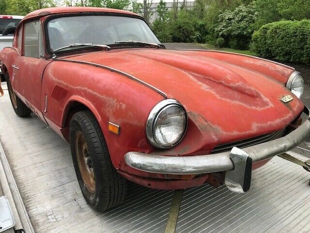 1968 triumph gt6+ plus coupe 2 door spitfire mkii roller w/ 2.0l i6 and gear box