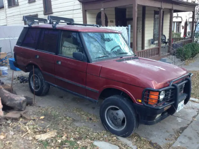 1991 land rover range rover classic. suspension upgrade