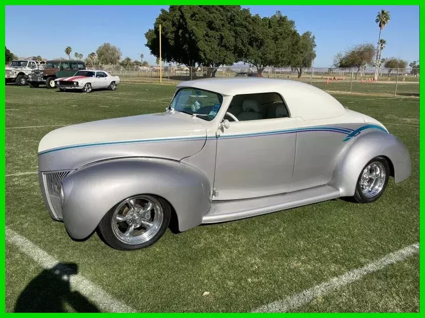 1940 ford custom 350 chevy crate motor automatic rwd leather interior
