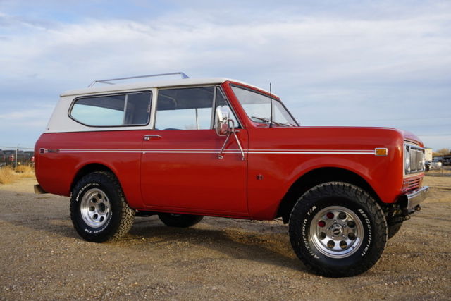 rare 1975 international harvester scout ii, automatic, v8, must see