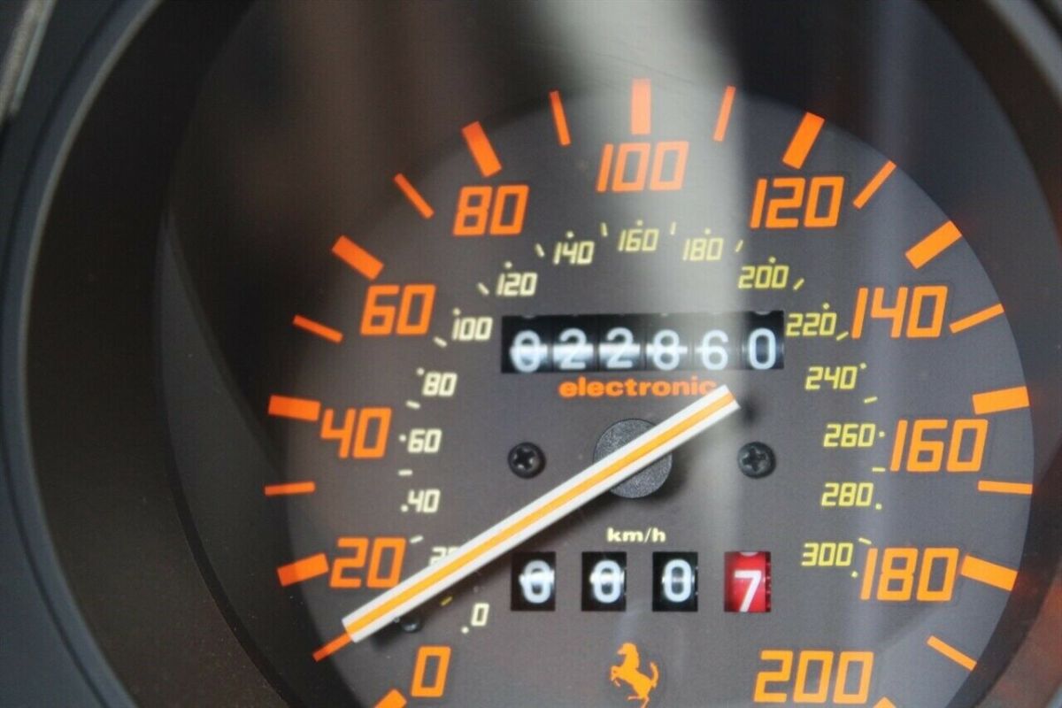 ts targa 3.4l tipo f119 v8 5 speed manual ferrari rosso corsa